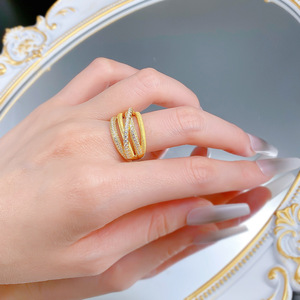 New S925 Silver Italian Brushing <strong>Craft</strong> Cross <strong>Ring</strong>, Old Money Style Finger <strong>Ring</strong>, Women's Light Luxury Wedding Jewelry - Product Image 5