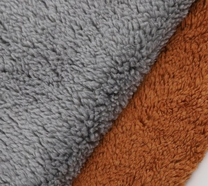 Couette en peluche épaisse coupe-vent, 100% polyester, <span class=keywords><strong>tissu</strong></span> molletonné sherpa, bon marché, vente en gros - Product Image 5