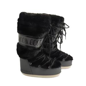 2025 kış kadın ayak bileği ve Bootie kalınlaşmış sıcak kürk çizmeler su geçirmez kaymaz kayış peluş astar ekmek çizmeler - Product Image 3