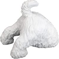 Highland Terrier Creuser Statue de Chien d'animal de ferme jardin extérieur d'affichage figurine sculpture décoration de jardin