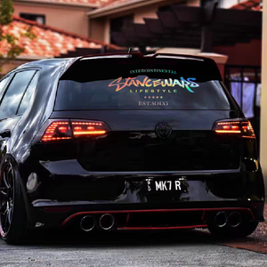 Stiker Iklan Mobil PVC Magnetik Dekoratif Logo Kustom Cetak Digital Warna Penuh Tahan Air UV Gloss - Product Image 2