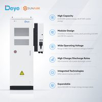 Armoire de batterie Deye GE-F60 Ess haute tension 100kWh 200kWh 1MW 2MW pour système de stockage d'énergie solaire (BESS)