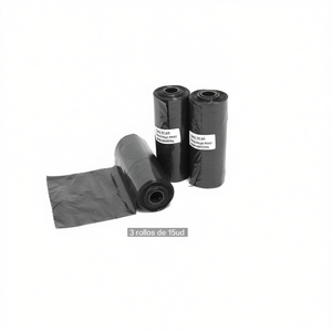 Bolsas para Desechos de Mascotas Yommy, 3 Rollos de 15 Unidades Cada Uno, para Perros y Gatos, Eliminación Higiénica - Product Image 3