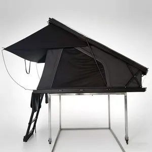 Tenda da Tetto per Auto con Tetto Rigido per Campeggio all'Aperto nella Natura Selvaggia. Prezzo di Fabbrica di Alta Qualità. Robusto e Durevole. Impermeabile. - Product Image 3