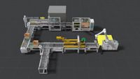 Système d'emballage automatique à la fin de ligne, machine d'érection et de scellage de cartons, robot d'emballage de colis, solution de palettisation robotisée