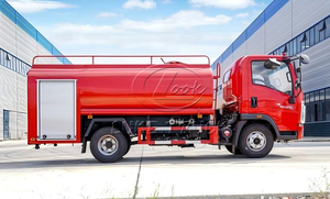 Camion-citerne à eau incendie tout-terrain Howo 4x2 4x4 de 4 tonnes, véhicule de prévention des incendies forestiers - Product Image 4