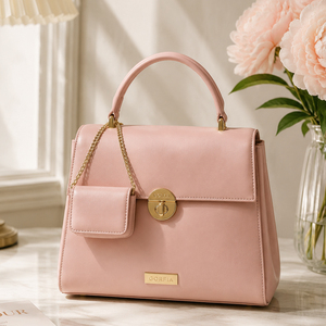 GORFIA Custom Women Fashion <b>Handbag</b> PU Leather with Logo Smooth Leather Shoulder Bag for Work Travel Daily Use - Product Image 3