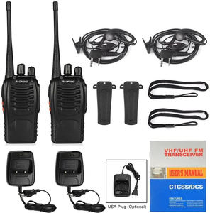 Beofeng 888S Funkgeräte Handgerät Bf-888s Walkie-Talkie <span class=keywords><strong>2</strong></span> Km Reichweite Mini-Funkgerät UHF für Restaurant Sicherheit D2525 - Product Image 5