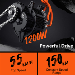 Bicicleta Eléctrica Todoterreno 2026, 48V 1200W 60km/h, Bicicleta de Montaña Rápida para Adultos - Product Image 3