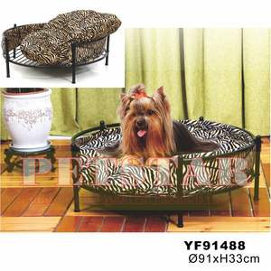 Metall Rahmen Hund Bett Erhöhten, Hund Erhöhten Bett, China Runde Metall Erhöht Hund Bett - Product Image 4