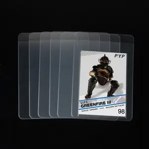 200 Ultra Clear Semi Rigid Karten halter für den Handel mit abgestuften Karten unterkünften Basketball Sports Protector Card Sleeve Saver 1 PVC