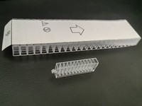 Cuvette en plastique multicellulaire à 12 positions Finlande Konelab pour analyseur 20/20CX/PRIME 30 et 60