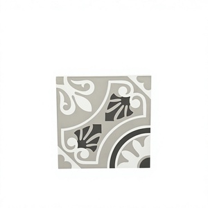 Azulejos de Cerámica Indochina con Acabado Mate, Textura de Flores y Plantas, para Uso Interior, 200x200mm - Product Image 1