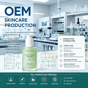 Private <b>Label</b> Cica Calm Facial Serum Centella Extract Hyaluronic Acid Hydrating Skin Care Product - Product Image 5