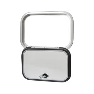Porte d'accès pour camping-car de taille personnalisée, cadre en aluminium, caravane, remorque, trappe à coins arrondis, porte de rangement pour bagages, accessoires pour camping-car - Product Image 1