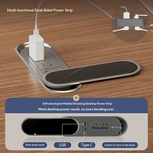 Scrivania Direzionale a <span class=keywords><strong>L</strong></span> in Legno di Lusso, Set Completo Minimalista Moderno per CEO e Manager, Arredamento <span class=keywords><strong>Ufficio</strong></span> di Alta Gamma - Product Image 5