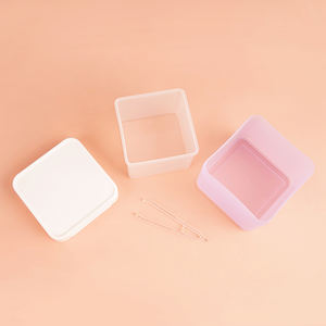 Fournisseurs chinois de pots cosmétiques de 300 ml, toner, comprimés de coton, sous-emballage en plastique PP, pot givré avec couvercle et clip - Product Image 2