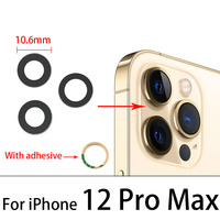 Verre de protection d'objectif de caméra arrière avec adhésif pour iPhone 6 6s Plus 7 Plus 8 Plus 11 Pro Max X XS XR XS MAX Câble flexible pour téléphone portable