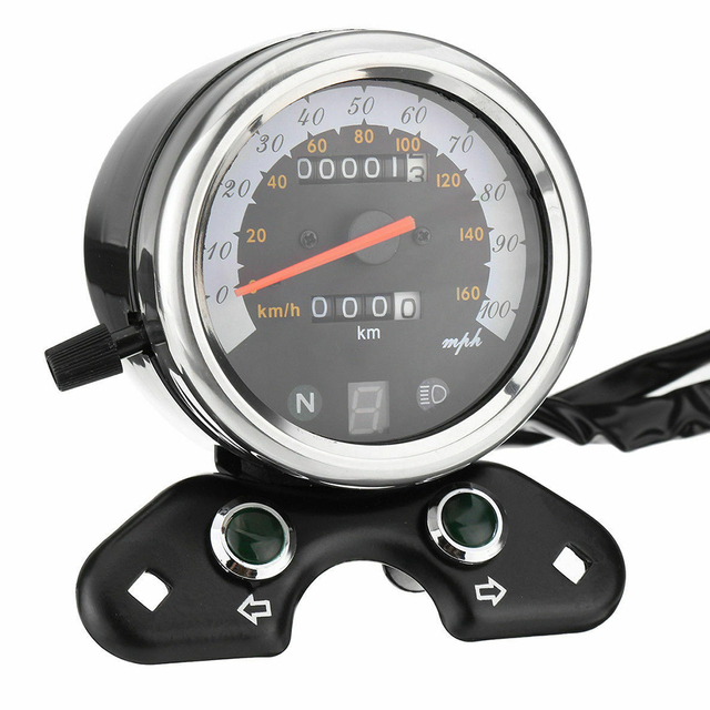 High Quality Motorcycle Odometer Speedometer Tachometer Speedo Gauge for Suzuki Cafe Racer