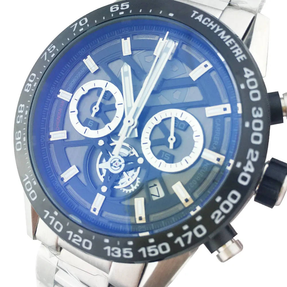 Men Luxury Sport Waterproof Watches Men's Stainless Steel Wristwatches T3A2G Mens replica luxury watches