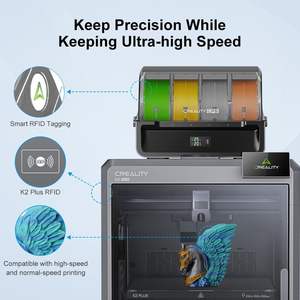 Filamento Creality Hyper PLA de 1.75mm RFID para impresora 3D, para impresión de alta velocidad con soporte CFS - Product Image 3