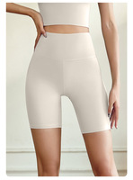 Shorts de compression taille haute Peach Butt à haute élasticité, sensation seconde peau, pour le yoga et la course, pour femme