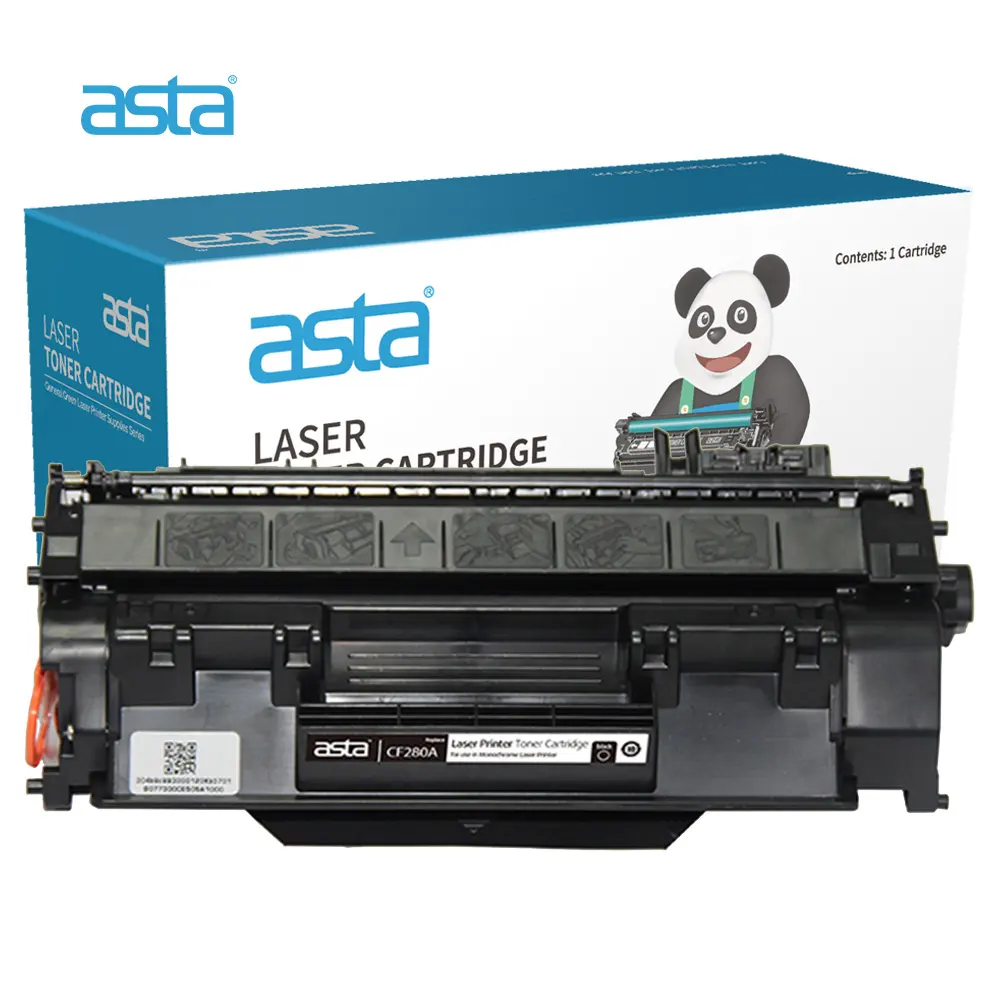 Fornecedor ASTA Cartucho de Toner CF280A 280A 280 80A Universal Compatível Para HP Preço de Fábrica OEM ODM