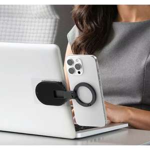 Soporte Magnético Plegable con Ventosa y Ajuste Retráctil para Laptop, Soporte Extensible para Teléfono con Mosquetón - Product Image 1