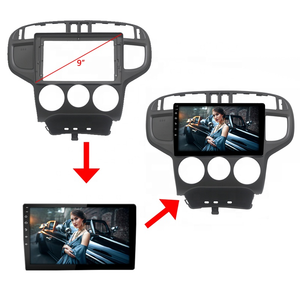 Telaio Radio Android per auto di alta qualità per <span class=keywords><strong>Hyundai</strong></span> <span class=keywords><strong>Matrix</strong></span> 2001-2010 lettore Radio Video da 9 pollici cruscotto fasciale - Product Image 2
