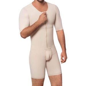 Dropshipping Thermique et Respirant Mens Full Body Shapewear Collants Haute Compression Body Colombien Shapewear pour Hommes - Product Image 1