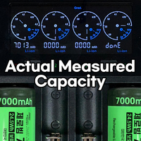Batería de Seguridad Protegida de Iones de Litio ZeroBeam 26650 de 7000 mAh, 14 A, 3.7 V, Celda Recargable de Alto Drenaje, 1000 Ciclos para Herramientas Eléctricas