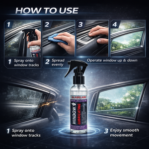 GLASKLARE <b>Window</b> Lubricating Spray for All Car <b>Windows</b> & Rubber <b>Seals</b>-Stops Squeaks & Ensures Smooth Sliding 120ml - Product Image 5