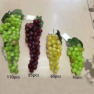 Usine chinoise fournissant des <span class=keywords><strong>grappes</strong></span> <span class=keywords><strong>de</strong></span> raisins artificiels en <span class=keywords><strong>plastique</strong></span> <span class=keywords><strong>de</strong></span> haute qualité à bas prix, fruits simulés décoratifs - Product Image 2