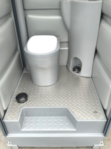WALTOR H9-a1 Toilette portable moderne en PEHD - Montage facile, durable, écologique, sans eau pour usage commercial - Product Image 6