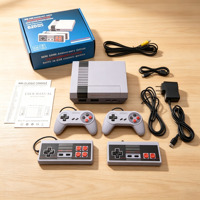 Console de jeu rétro, téléviseur câblé rétro, machine rouge et blanche, mini console de jeu domestique