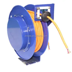 Carretes de cable de alimentación de 50 pies, carrete de cable retráctil de cable ligero para aplicaciones ajustadas sin clima