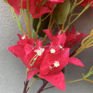 E-550 Fleur Artificielle <span class=keywords><strong>Bougainvillier</strong></span> Grandes Branches 96cm Bougainvilliers Décoratif Rouge Fleur De Mariage Bougainvilliers <span class=keywords><strong>En</strong></span> Soie - Product Image 5