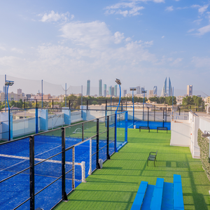 Gazon artificiel panoramique de cour de padel professionnel pour l'équipement de stade de sport de matériel de PE de Tennis Cancha de Padel - Product Image 6
