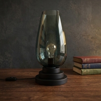 Lampe de table en verre moderne décorative de luxe pour chambre à coucher, salon, chevet, Home Living E27