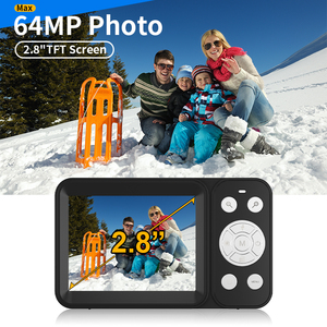Portable Pocket Student <b>Digital</b> <b>Camera</b> Compact Dual Screen 4K <b>Video</b> 64MP Photo Beginner 16X With Flash Portable Pocket Student D - Product Image 4