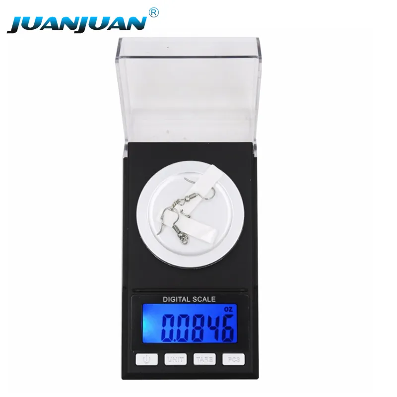 Portable Mini 50グラム/0.001グラムDigital Scale LCD Electronic Capacity Balance Diamond Jewelry High Precision Pocket Scale