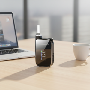 เครื่องตรวจวัดแอลกอฮอล์แบบพกพา H3 พร้อมแบตเตอรี่ในตัว ได้รับการรับรองมาตรฐาน CE/FCC/ROHS สำหรับใช้ในบ้านและงานปาร์ตี้ - Product Image 1