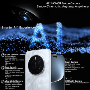 Teléfono Inteligente <span class=keywords><strong>HONOR</strong></span> Magic7 <span class=keywords><strong>Pro</strong></span>, Versión Global, 5G, Snapdragon 8 Elite, Pantalla OLED de 6.8 Pulgadas y 120Hz, Carga de 100W - Product Image 3