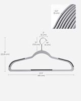 Cintre à crochets en plastique PET moulé par injection, robuste, à un seul niveau, écologique, de haute qualité, gain de place, style tendance