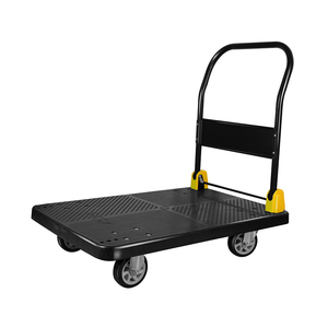 Carrello <span class=keywords><strong>a</strong></span> <span class=keywords><strong>Mano</strong></span> in Plastica <span class=keywords><strong>a</strong></span> 4 <span class=keywords><strong>Ruote</strong></span> Pieghevole 60cm*90cm, <span class=keywords><strong>Carrelli</strong></span> Resistenti <span class=keywords><strong>per</strong></span> Trasporto - Product Image 1