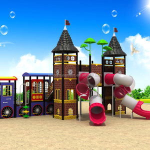 <span class=keywords><strong>Vieux</strong></span> château grand toboggan tubulaire parc d'attractions équipement de terrain de jeu extérieur pour enfants toboggan équipement de parc pour enfants en vente - Product Image 1