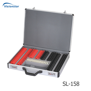 Caja de lentes de optometría, juego de lentes de prueba con borde de Metal, precio de distribuidor de JSL-232 - Product Image 3