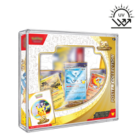 Vitrine de présentation en acrylique anti-UV avec couvercle magnétique pour collection de posters de la 30e édition de la série TCG, protection directe usine