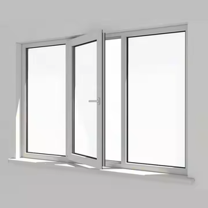 Chất lượng cao xử lý tốt cửa sổ trượt PVC kích thước tùy chỉnh với kính cường lực an toàn - Product Image 2