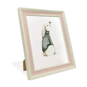 Manufacturers colorful white and pink girl woman picture frames plastic photo frame